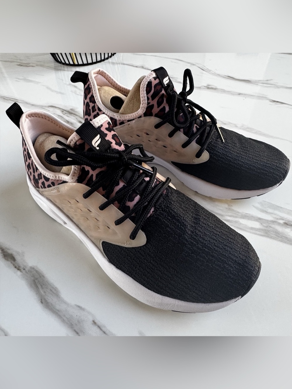 Fabletics Leopard Print Athletic Shoe - Picture 2 of 15
